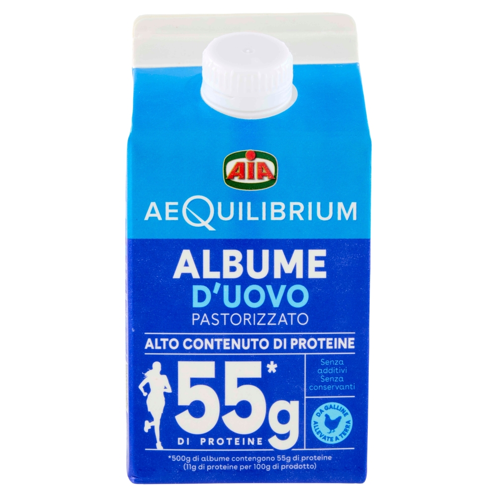 Aia aeQuilibrium Albume d'Uovo Pastorizzato 500 g